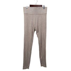 Lou & Grey by Loft Cozy Leggings Brown Herringbone SZ S High Waisted